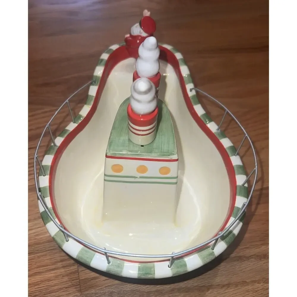 Department 56-St. Nick's Getaways-Cruise Ship Spreader Set, (9.5